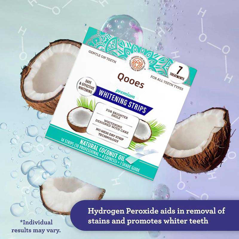 🍇Final 3 hours 70% off 🔥 Qooes Teeth Whitening Strips - Reveal Your Brightest Smile