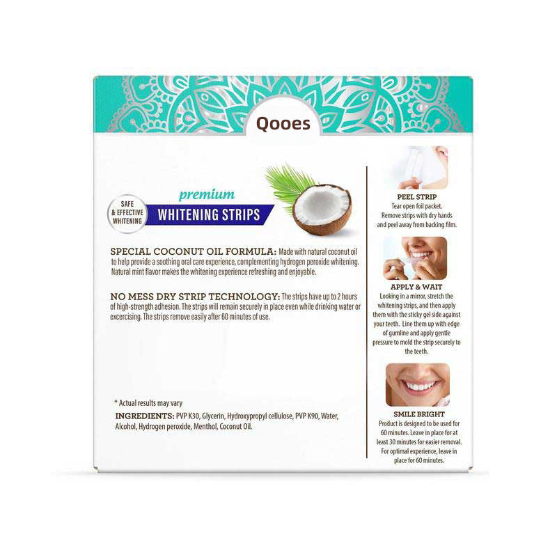 🍇Final 3 hours 70% off 🔥 Qooes Teeth Whitening Strips - Reveal Your Brightest Smile
