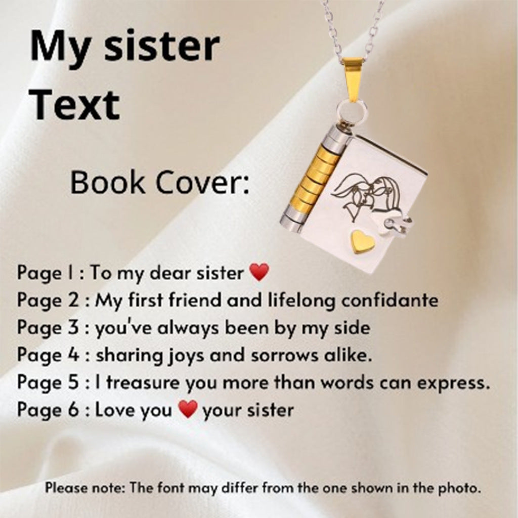 🔥🔥My Little Star Book Necklace for Daughter, Birthday Day Gift Graduation Jewelry of Love❥
