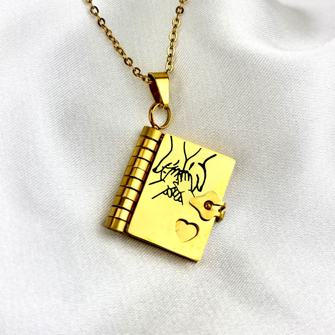 🔥🔥My Little Star Book Necklace for Daughter, Birthday Day Gift Graduation Jewelry of Love❥