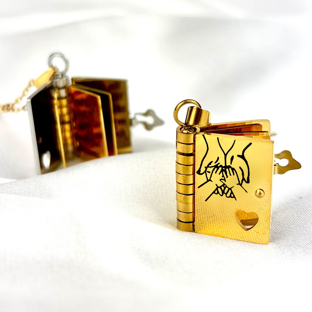 🔥🔥My Little Star Book Necklace for Daughter, Birthday Day Gift Graduation Jewelry of Love❥