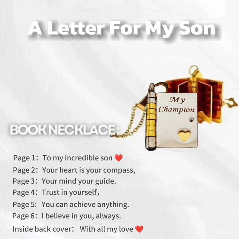 🔥🔥My Little Star Book Necklace for Daughter, Birthday Day Gift Graduation Jewelry of Love❥
