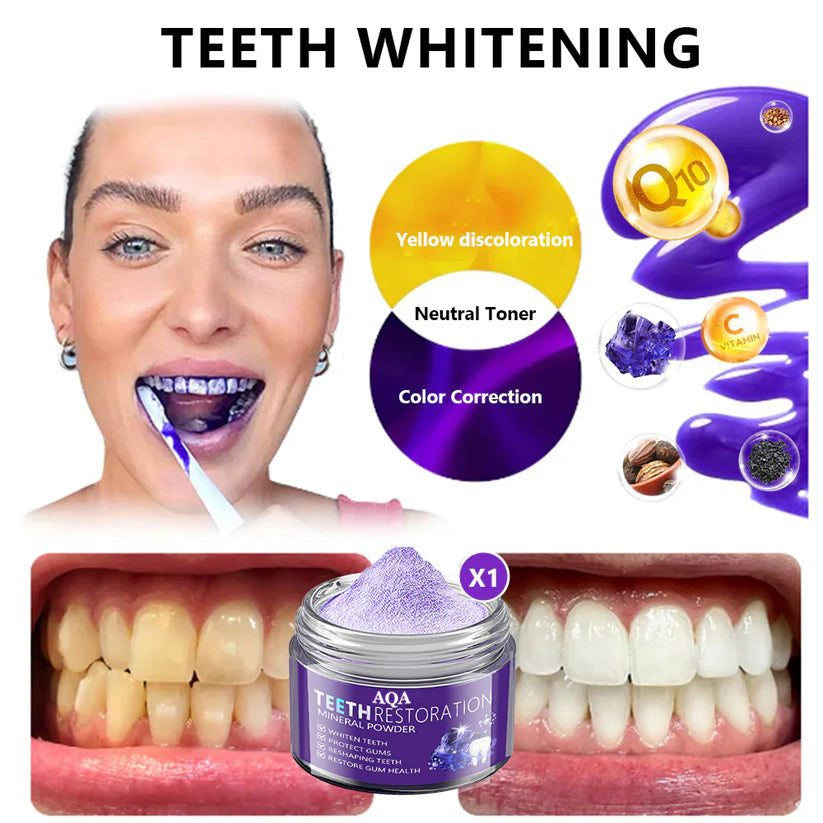 AQA TeethRestoration Mineral Powder🦷(CDA recommended) (🎁Flash Sale - Don’t Miss Out)
