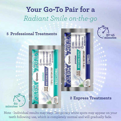 🍇Final 3 hours 70% off 🔥 Qooes Teeth Whitening Strips - Reveal Your Brightest Smile