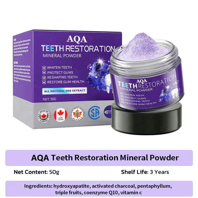 AQA TeethRestoration Mineral Powder🦷(CDA recommended) (🎁Flash Sale - Don’t Miss Out)