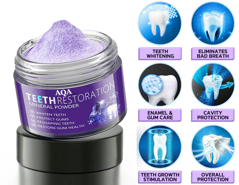 AQA TeethRestoration Mineral Powder🦷(CDA recommended) (🎁Flash Sale - Don’t Miss Out)