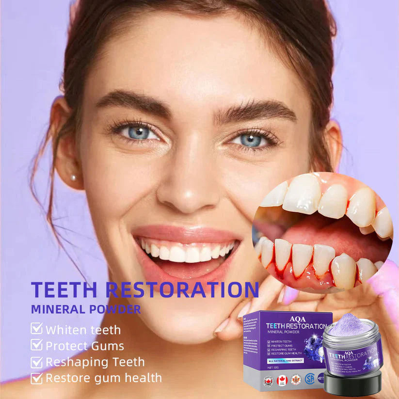 AQA TeethRestoration Mineral Powder🦷(CDA recommended) (🎁Flash Sale - Don’t Miss Out)