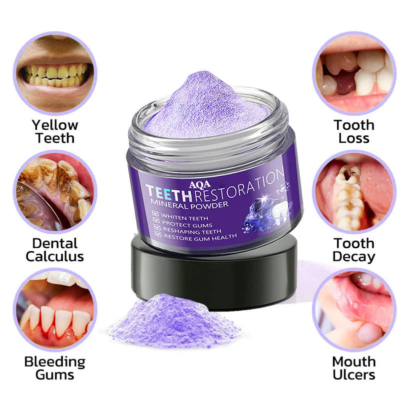 AQA TeethRestoration Mineral Powder🦷(CDA recommended) (🎁Flash Sale - Don’t Miss Out)