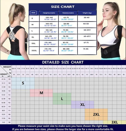 Relieve neck, shoulder and back pain with the NESLEMY™ Posture Corrector